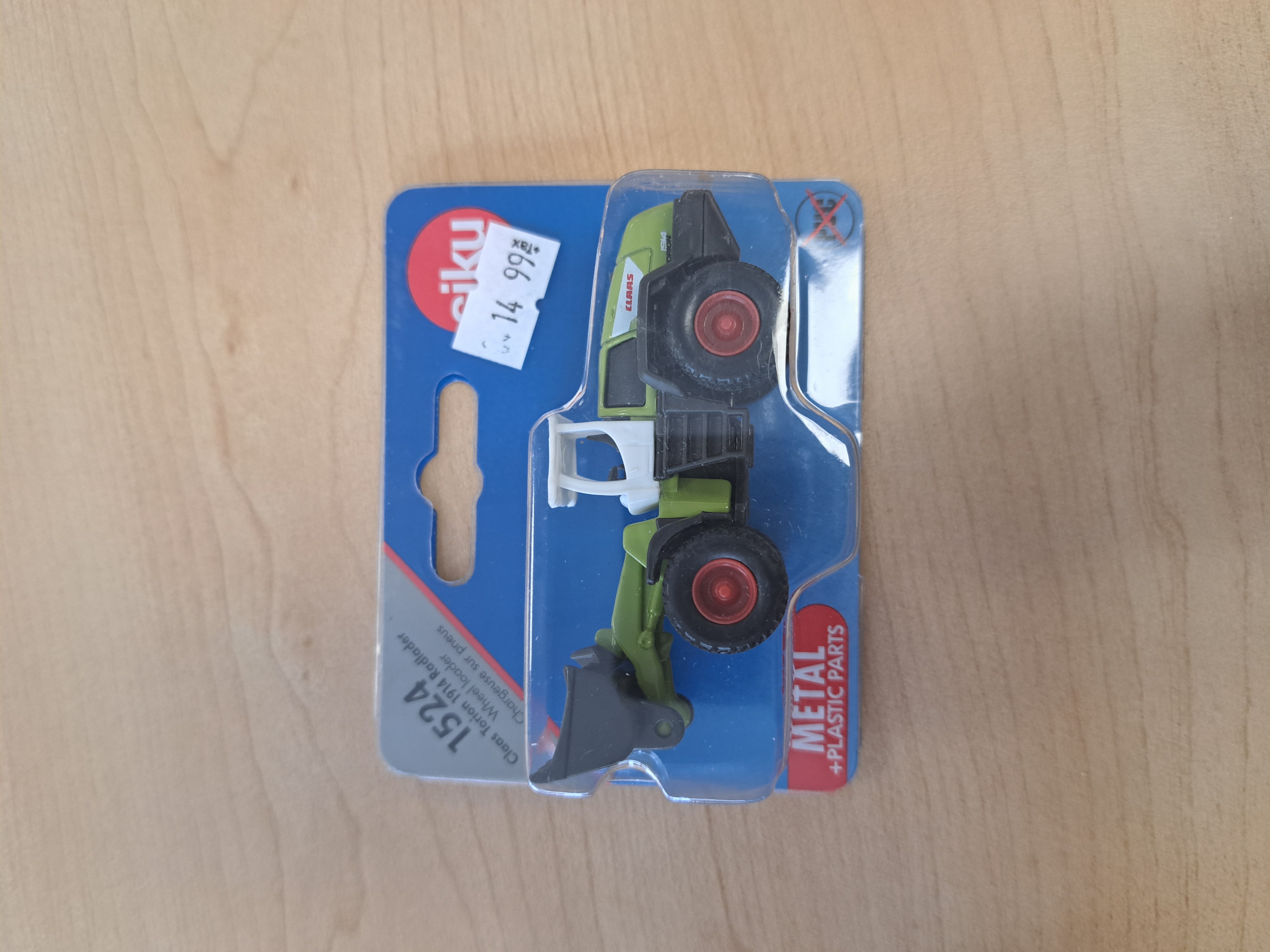 siku chargeuse sur pneu